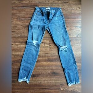 Madewell women’s High rise skinny jeans, size 26p